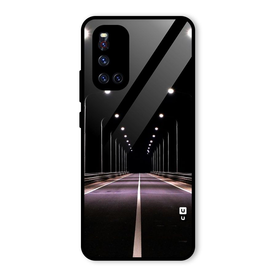 Street Light Glass Back Case for Vivo V19