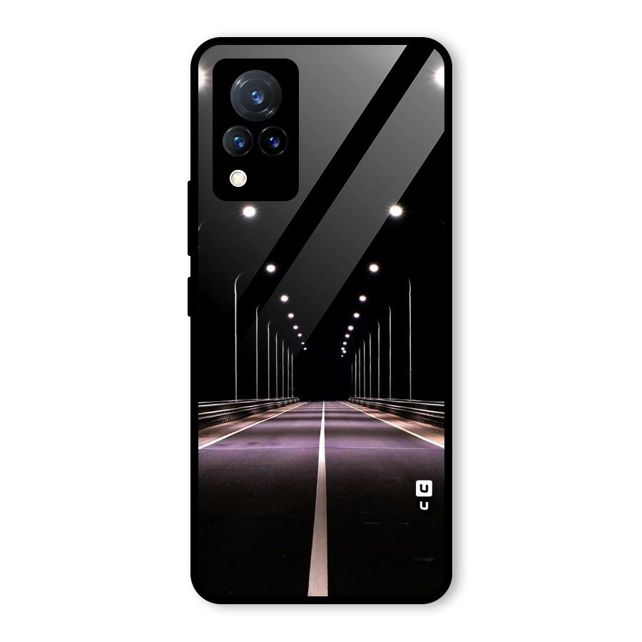 Street Light Glass Back Case for Vivo V21 5G