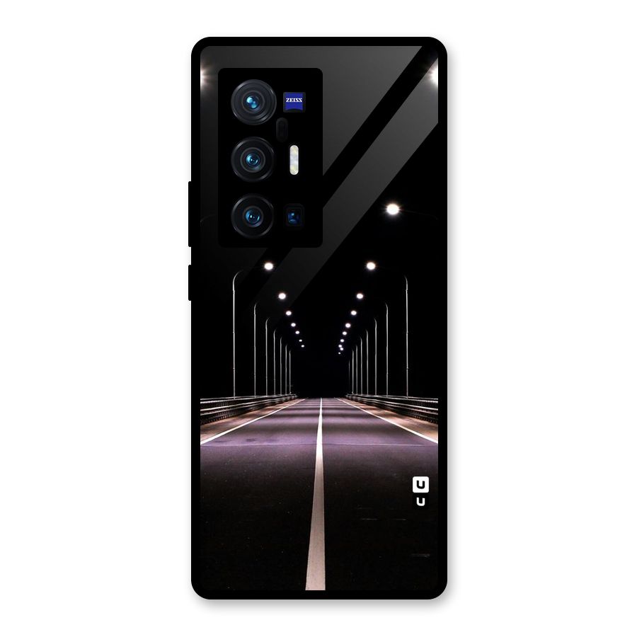 Street Light Glass Back Case for Vivo X70 Pro Plus