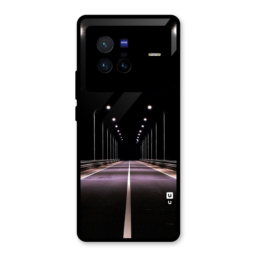 Street Light Glass Back Case for Vivo X80