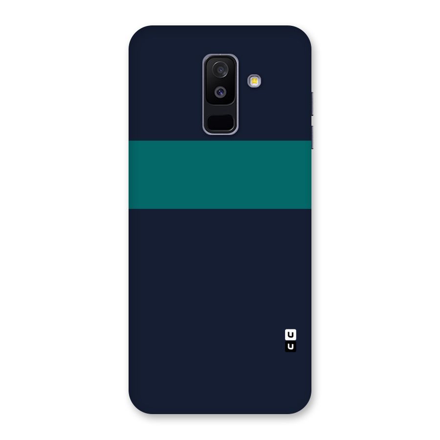 Stripe Block Back Case for Galaxy A6 Plus