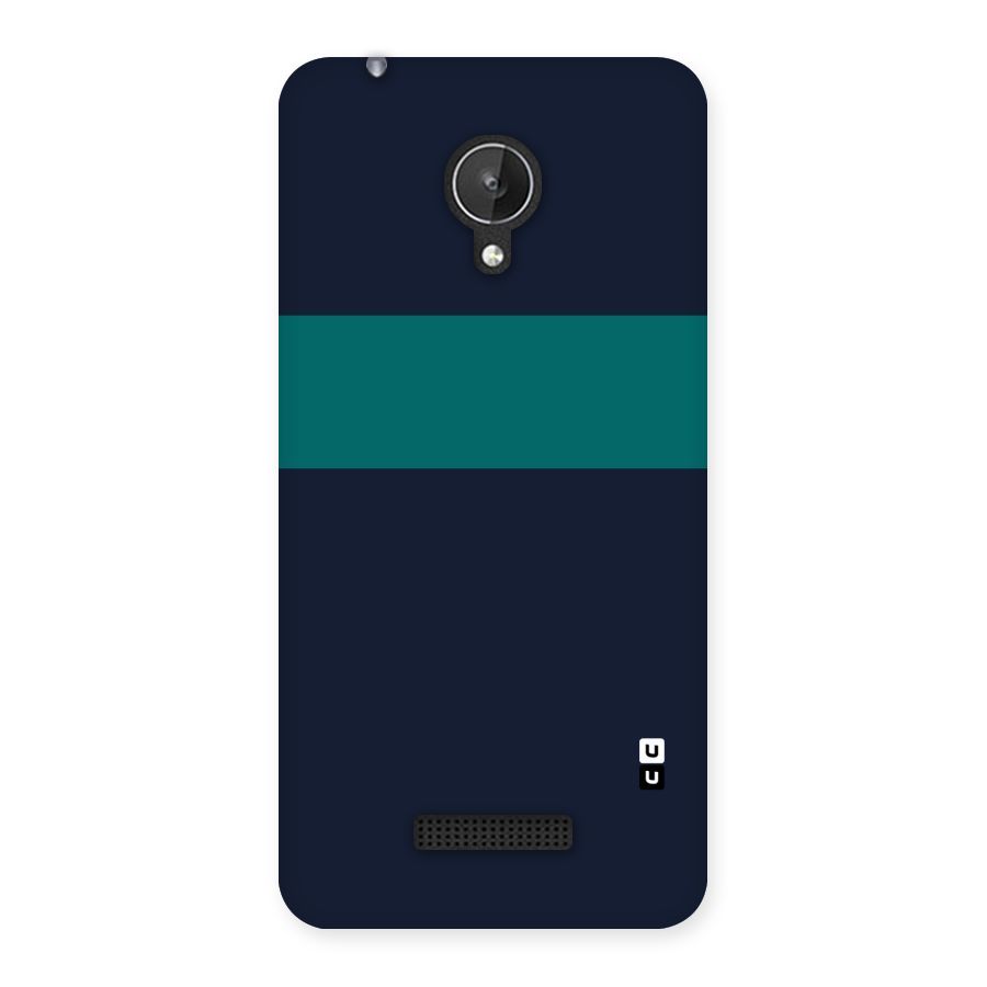 Stripe Block Back Case for Micromax Canvas Spark Q380