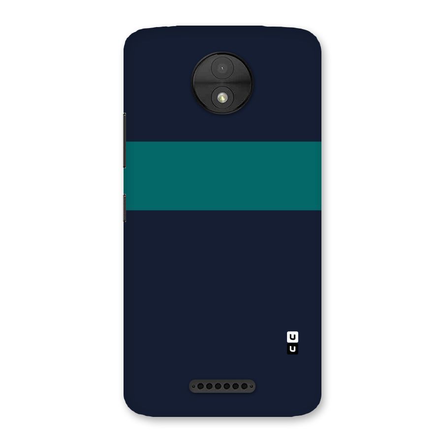 Stripe Block Back Case for Moto C