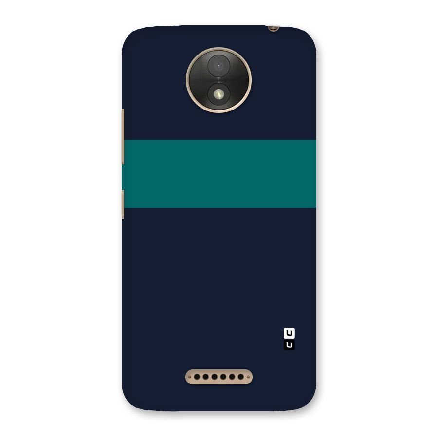 Stripe Block Back Case for Moto C Plus