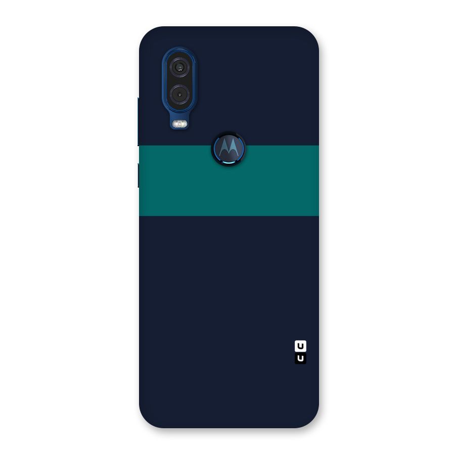 Stripe Block Back Case for Motorola One Vision