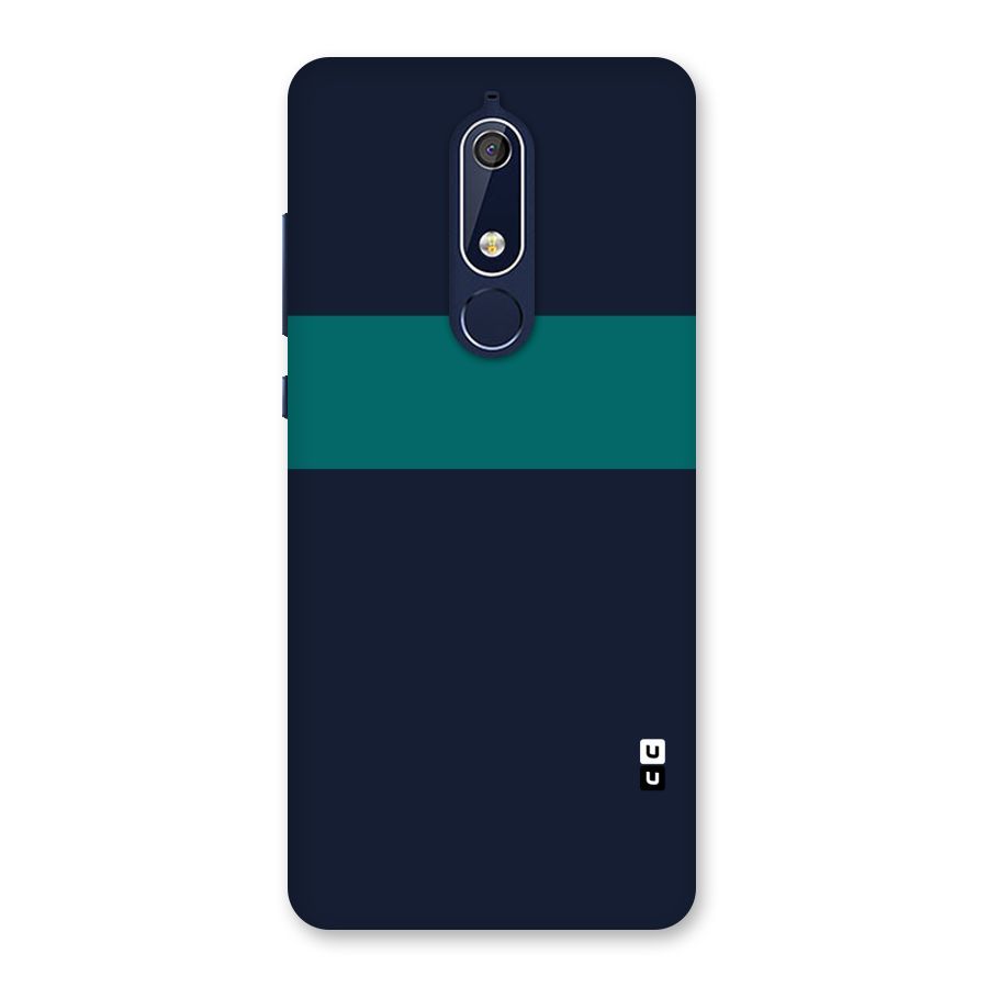 Stripe Block Back Case for Nokia 5.1