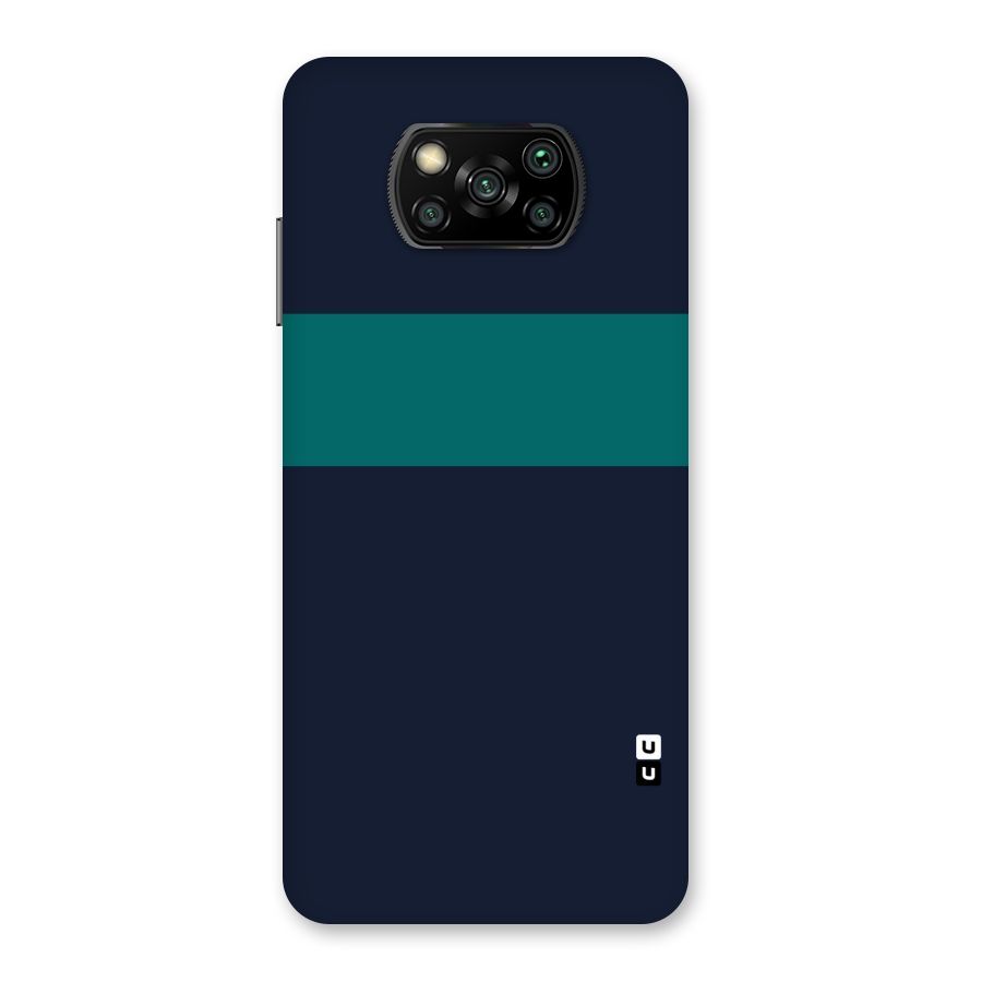 Stripe Block Back Case for Poco X3