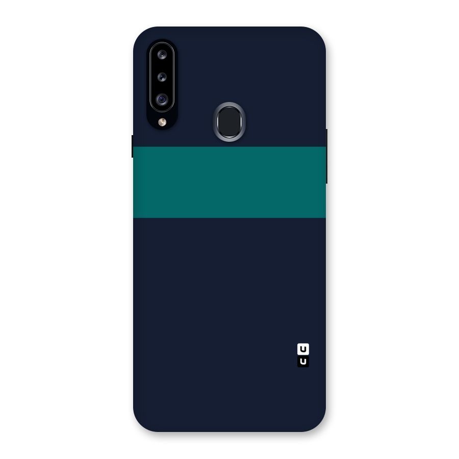 Stripe Block Back Case for Samsung Galaxy A20s