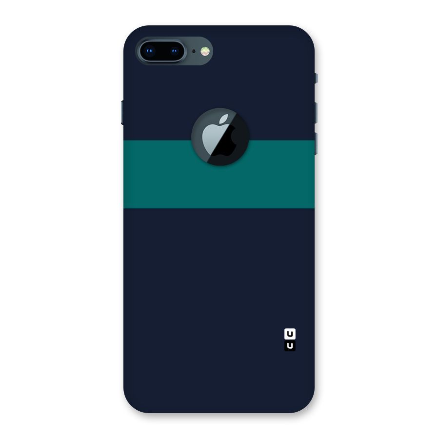 Stripe Block Back Case for iPhone 7 Plus Logo Cut