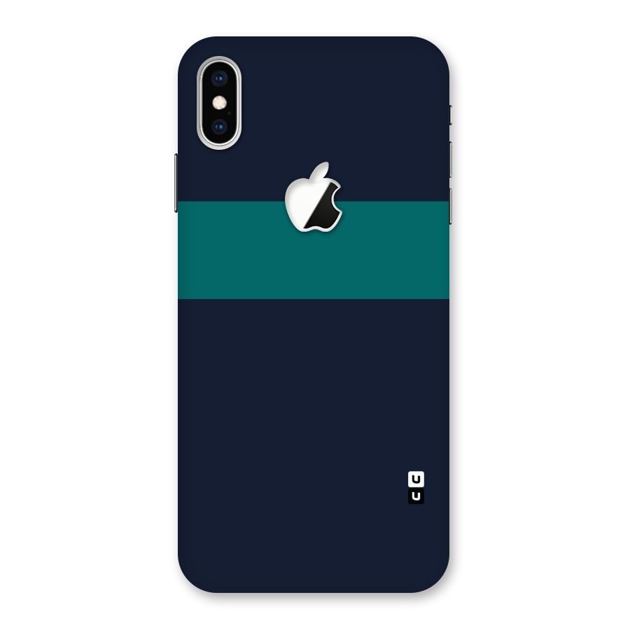 Stripe Block Back Case for iPhone XS Max Apple Cut