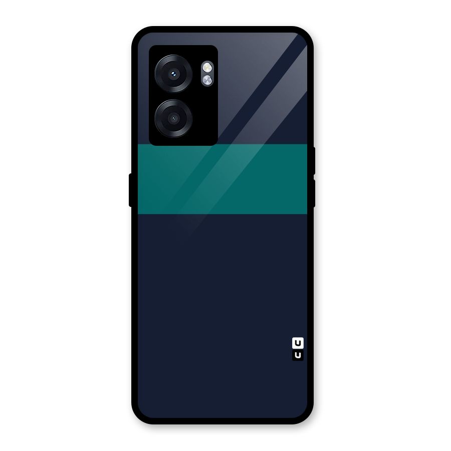 Stripe Block Glass Back Case for Realme Narzo 50 5G