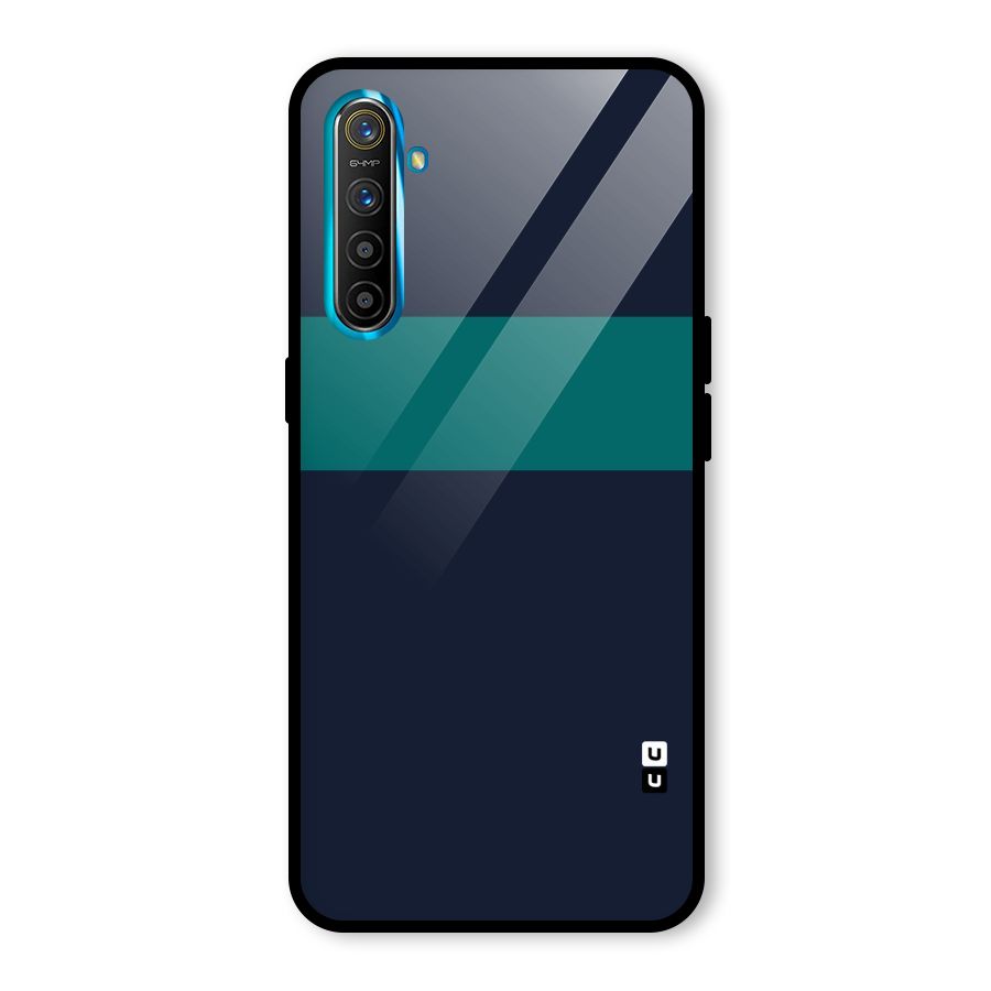 Stripe Block Glass Back Case for Realme X2