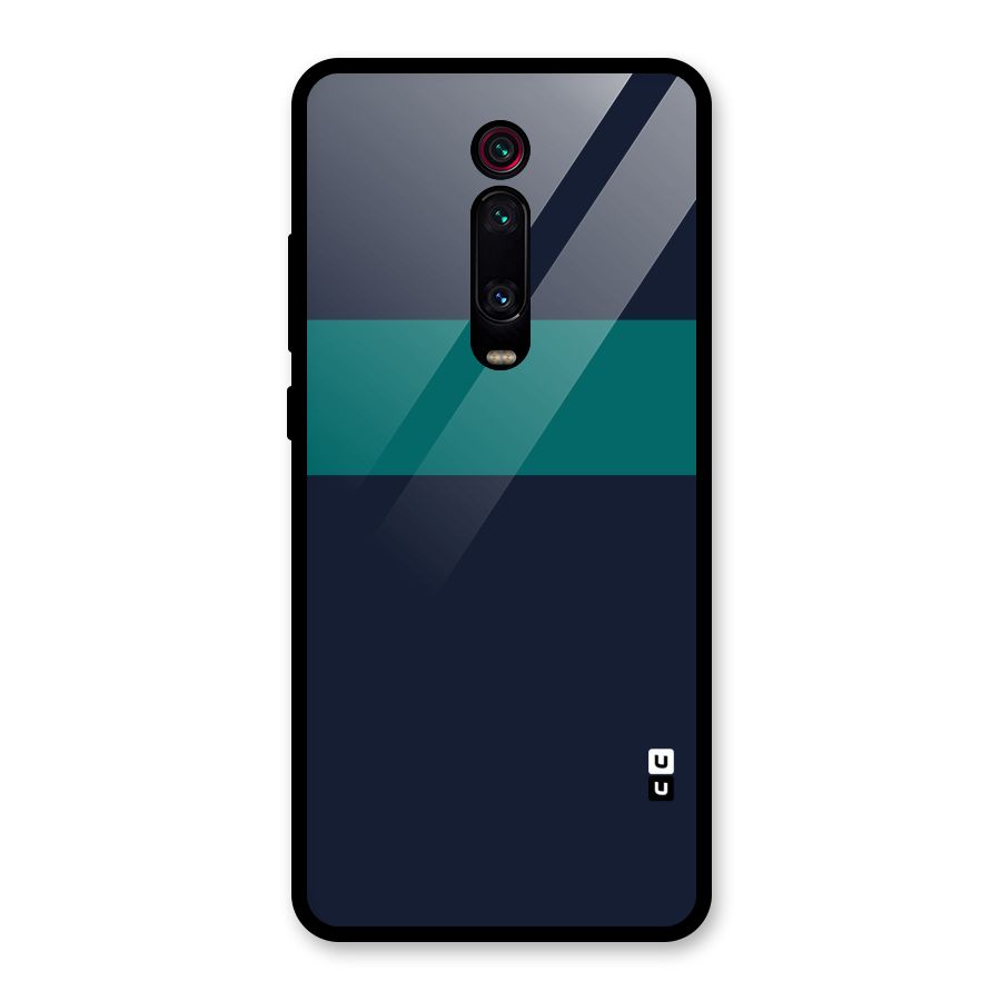 Stripe Block Glass Back Case for Redmi K20 Pro
