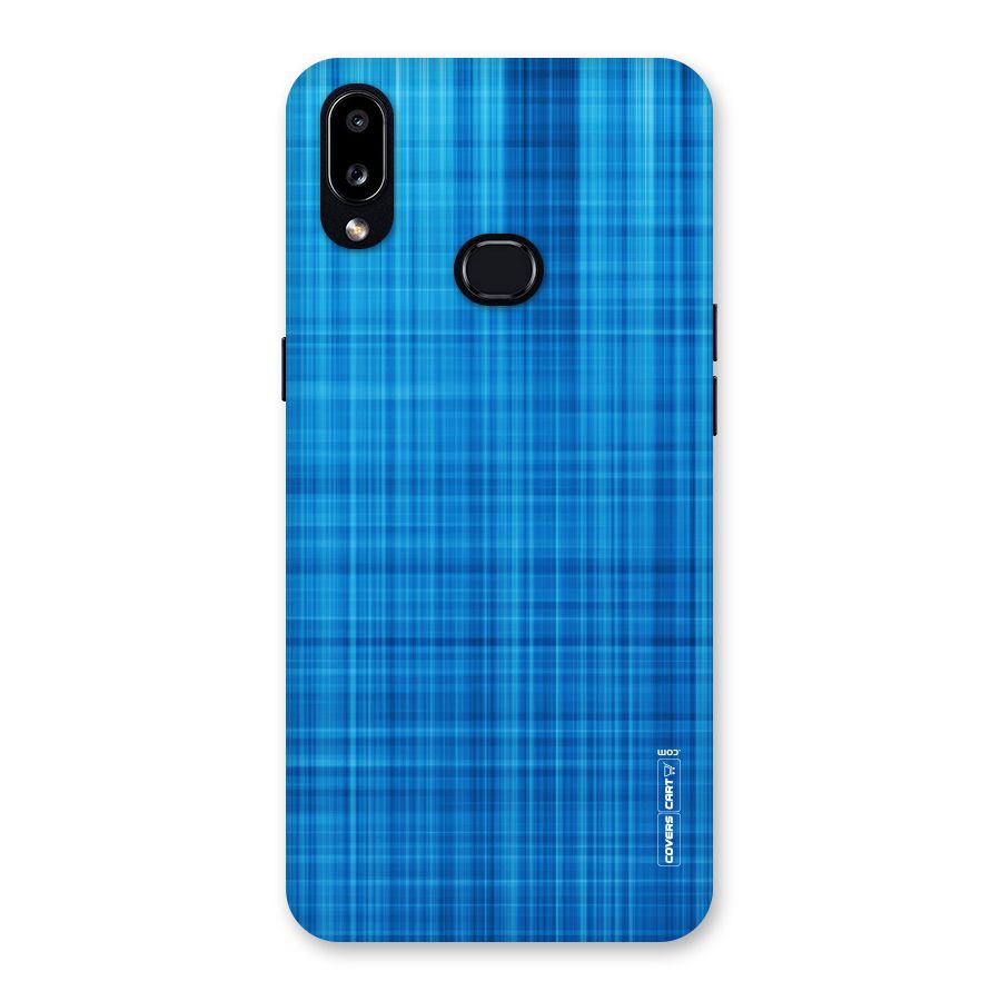 Stripe Blue Abstract Back Case for Galaxy A10s