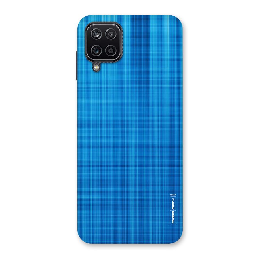 Stripe Blue Abstract Back Case for Galaxy A12