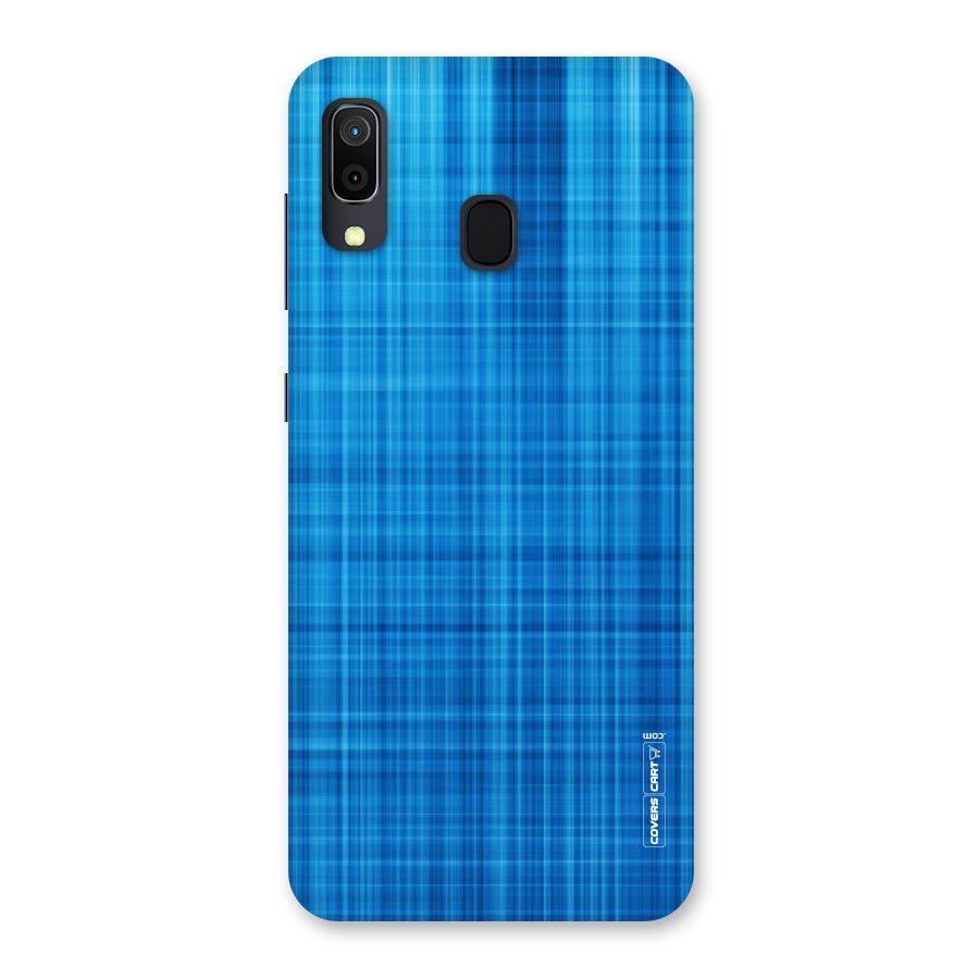 Stripe Blue Abstract Back Case for Galaxy A30