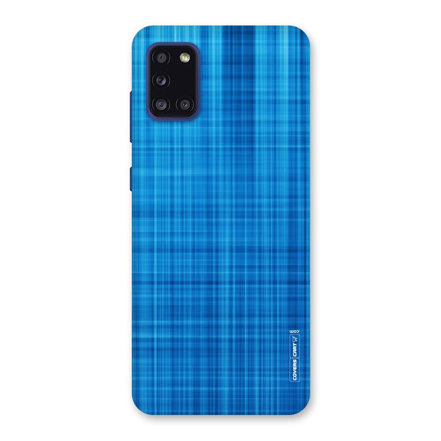 Stripe Blue Abstract Back Case for Galaxy A31