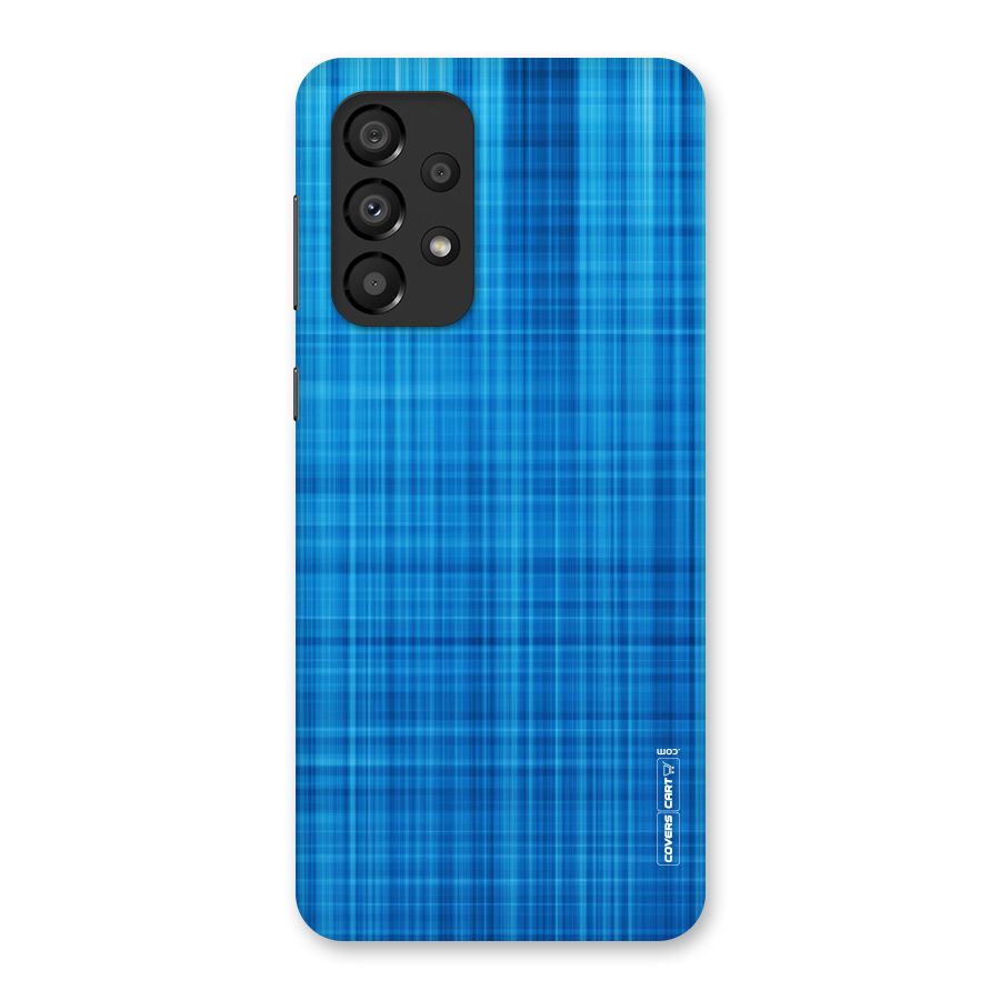 Stripe Blue Abstract Back Case for Galaxy A33 5G
