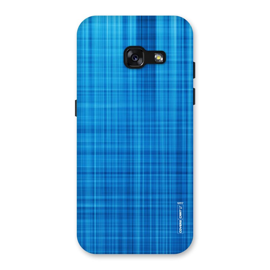 Stripe Blue Abstract Back Case for Galaxy A3 (2017)