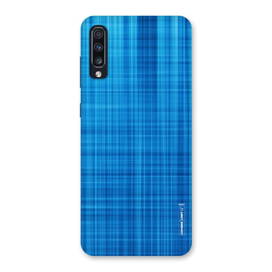 Stripe Blue Abstract Back Case for Galaxy A70