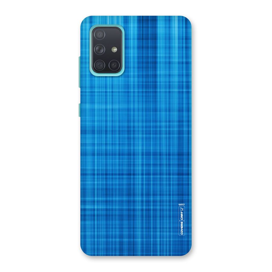 Stripe Blue Abstract Back Case for Galaxy A71