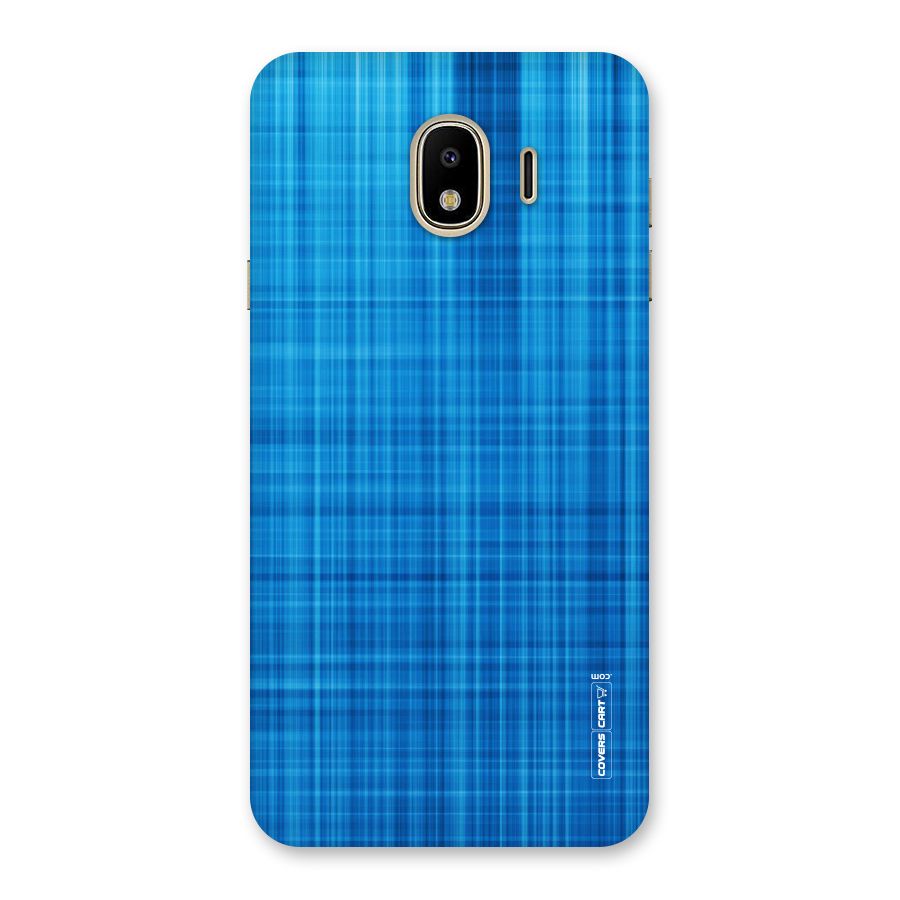 Stripe Blue Abstract Back Case for Galaxy J4