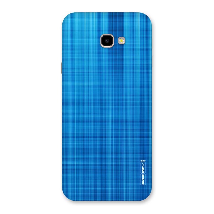 Stripe Blue Abstract Back Case for Galaxy J4 Plus