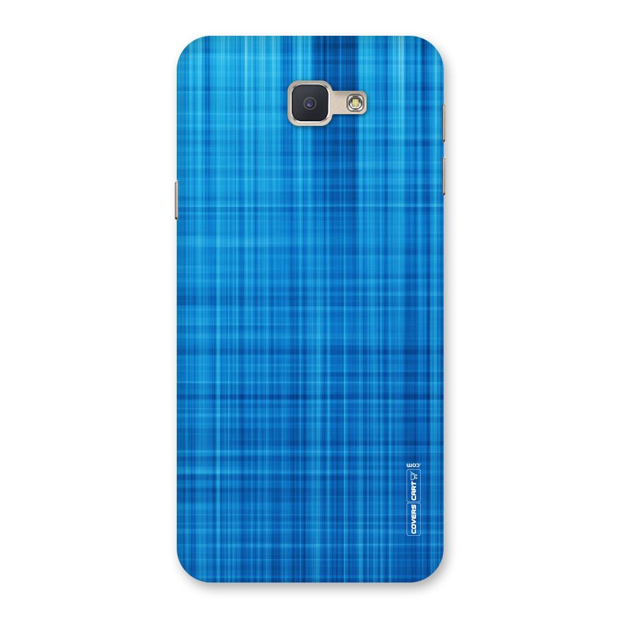 Stripe Blue Abstract Back Case for Galaxy J5 Prime