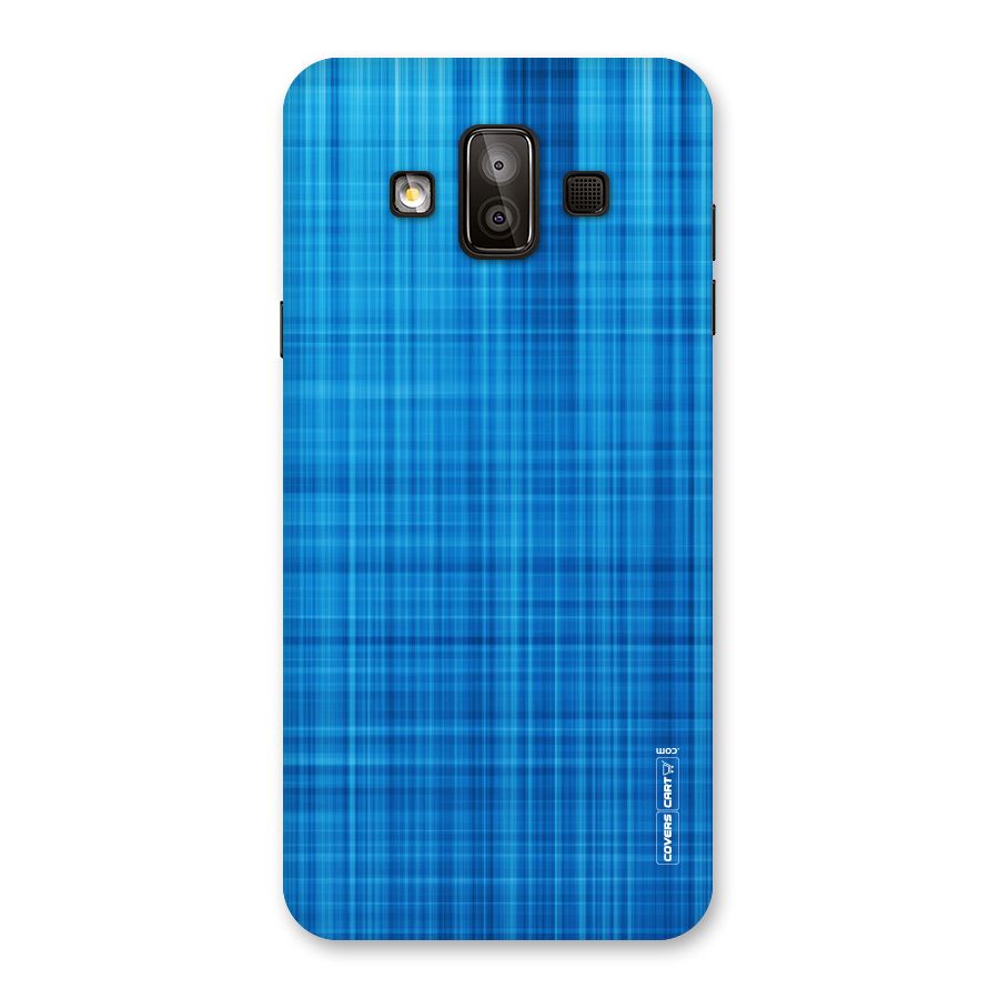 Stripe Blue Abstract Back Case for Galaxy J7 Duo