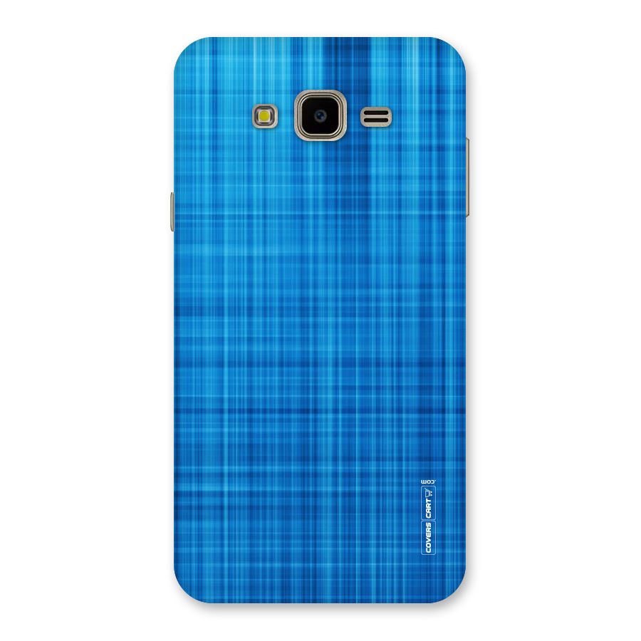 Stripe Blue Abstract Back Case for Galaxy J7 Nxt