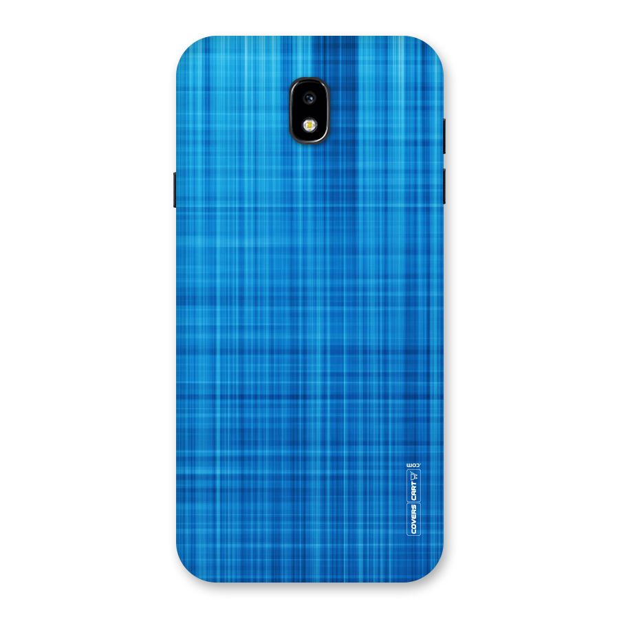 Stripe Blue Abstract Back Case for Galaxy J7 Pro