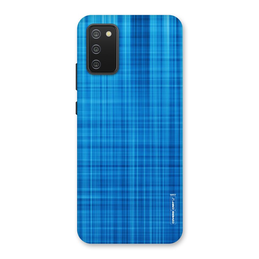 Stripe Blue Abstract Back Case for Galaxy M02s