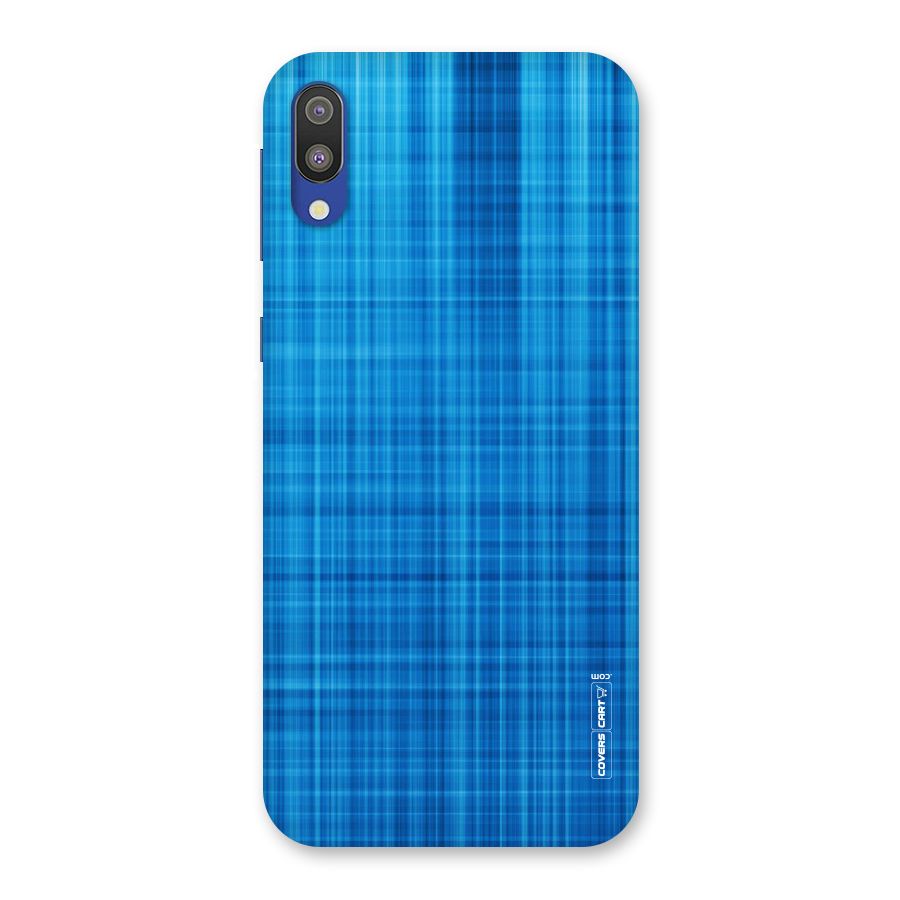 Stripe Blue Abstract Back Case for Galaxy M10