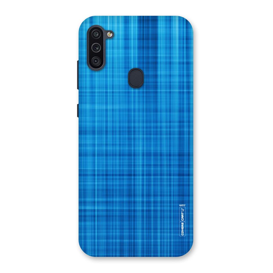 Stripe Blue Abstract Back Case for Galaxy M11