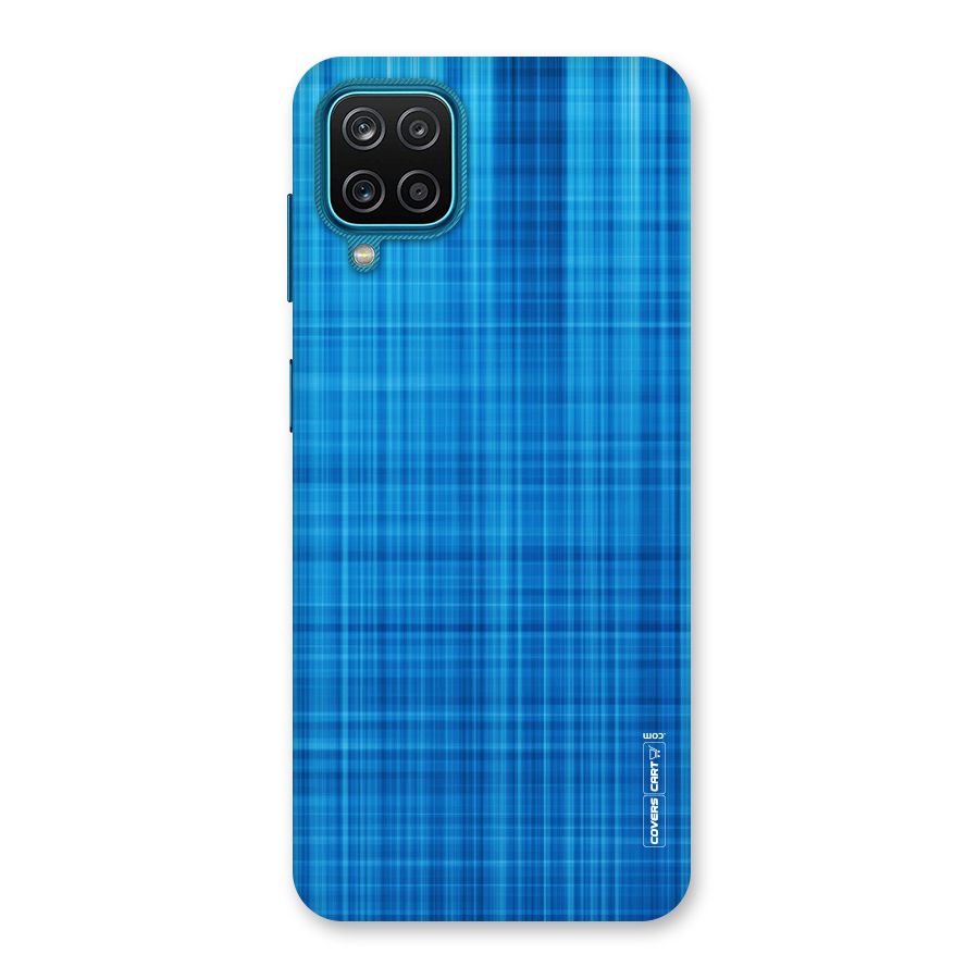Stripe Blue Abstract Back Case for Galaxy M12