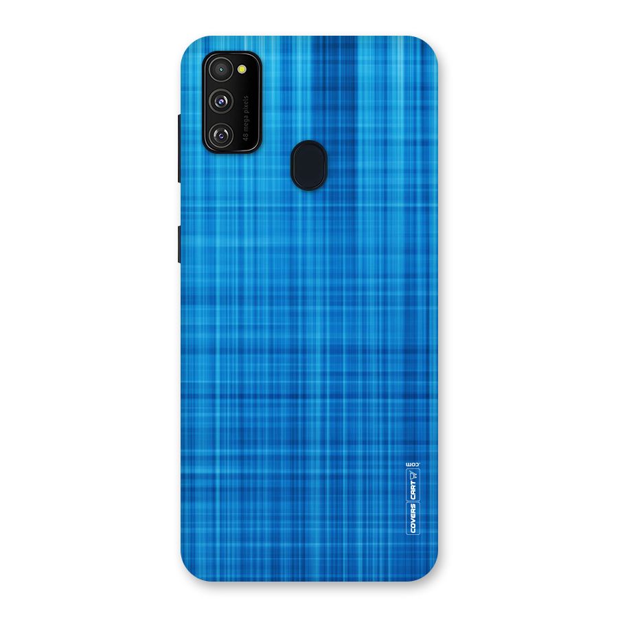 Stripe Blue Abstract Back Case for Galaxy M30s