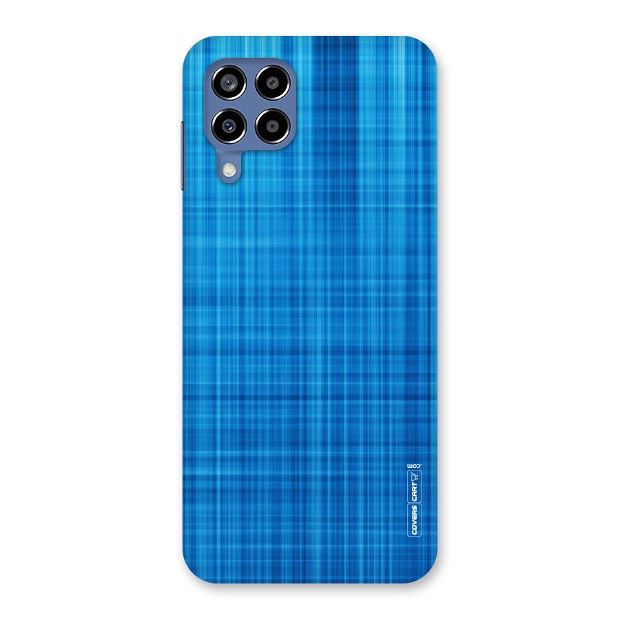 Stripe Blue Abstract Back Case for Galaxy M53 5G