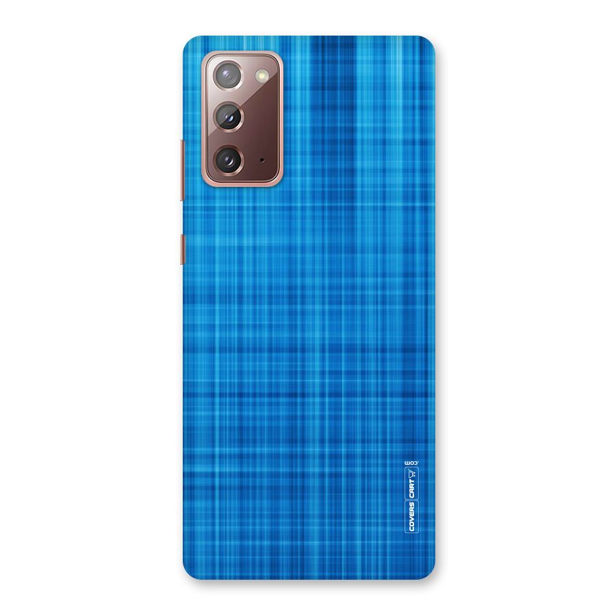 Stripe Blue Abstract Back Case for Galaxy Note 20