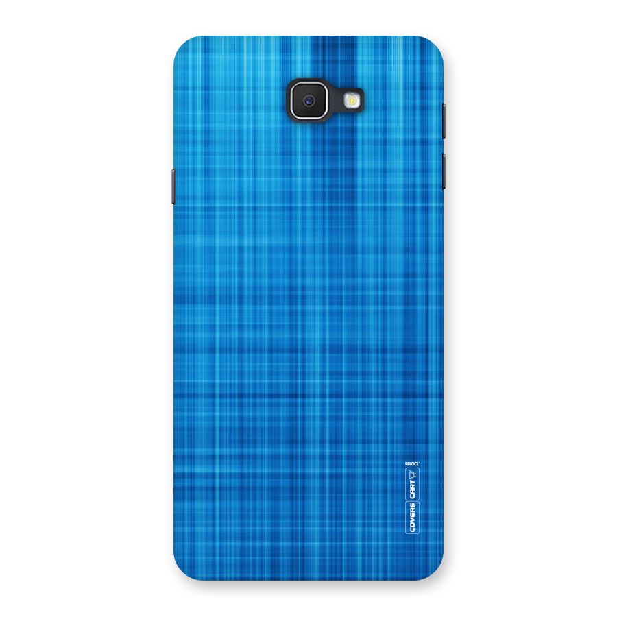 Stripe Blue Abstract Back Case for Galaxy On7 2016