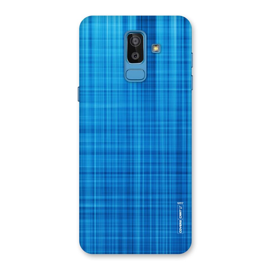 Stripe Blue Abstract Back Case for Galaxy On8 (2018)