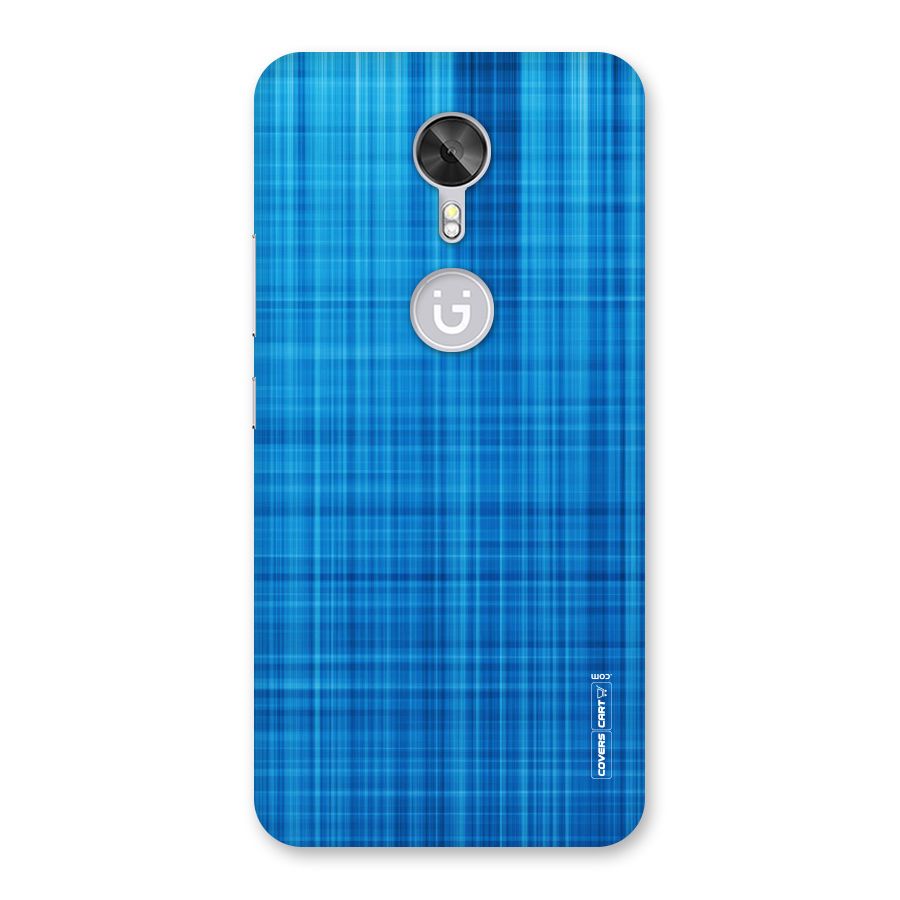 Stripe Blue Abstract Back Case for Gionee A1