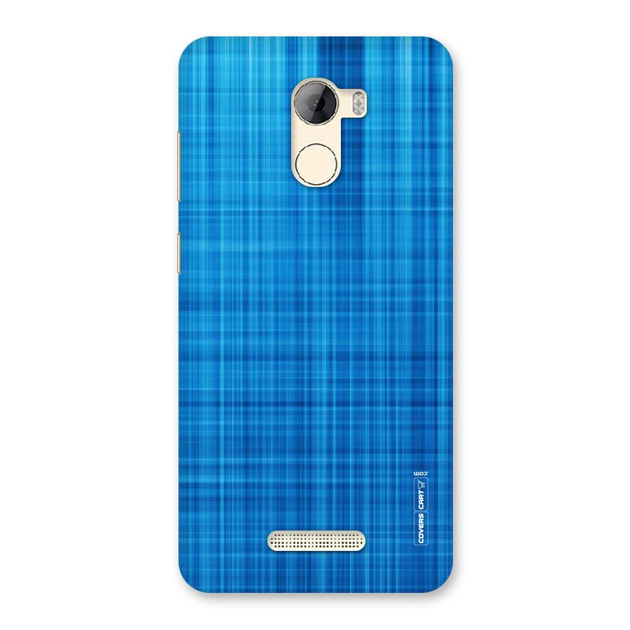 Stripe Blue Abstract Back Case for Gionee A1 LIte