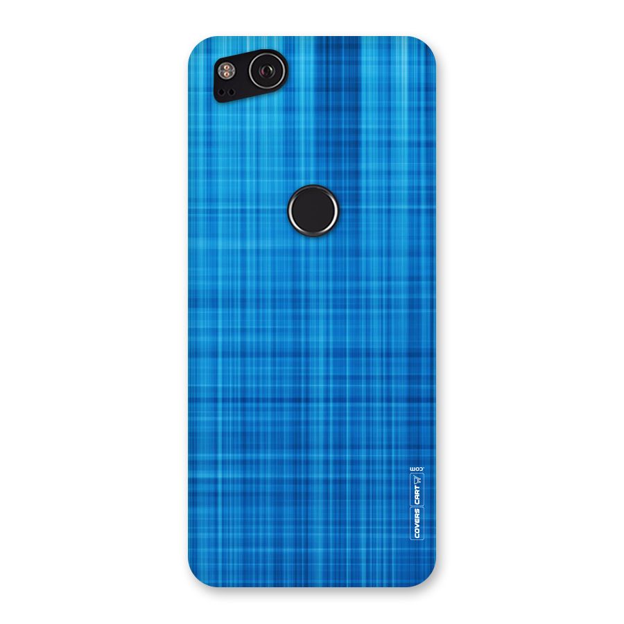 Stripe Blue Abstract Back Case for Google Pixel 2