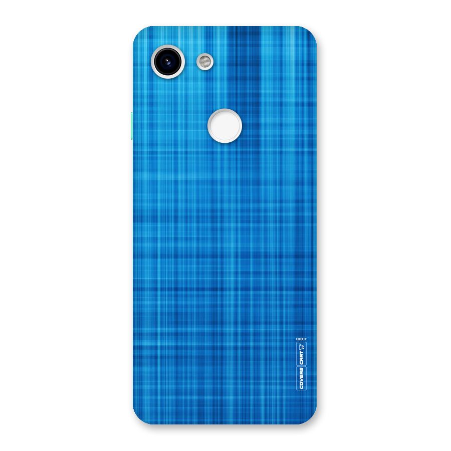 Stripe Blue Abstract Back Case for Google Pixel 3