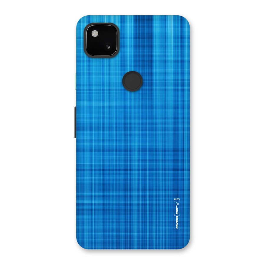 Stripe Blue Abstract Back Case for Google Pixel 4a