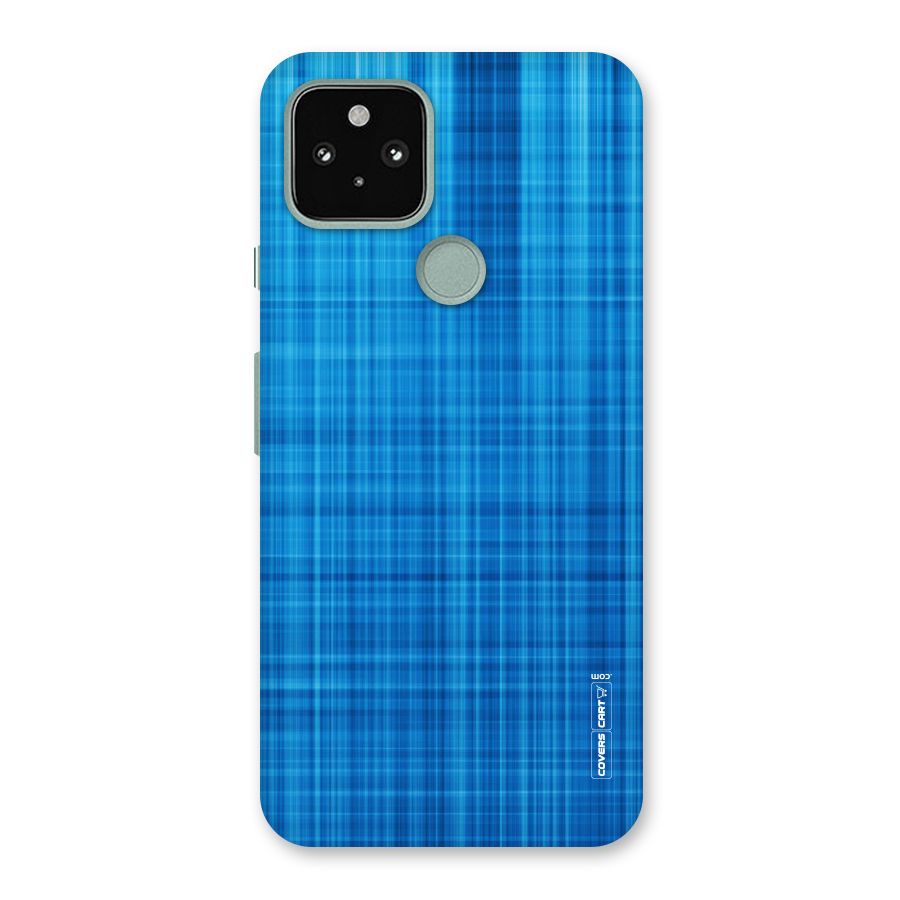 Stripe Blue Abstract Back Case for Google Pixel 5