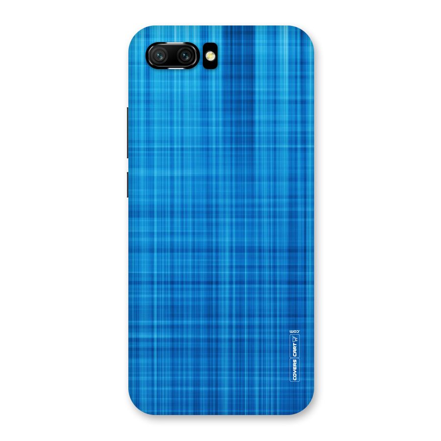 Stripe Blue Abstract Back Case for Honor 10