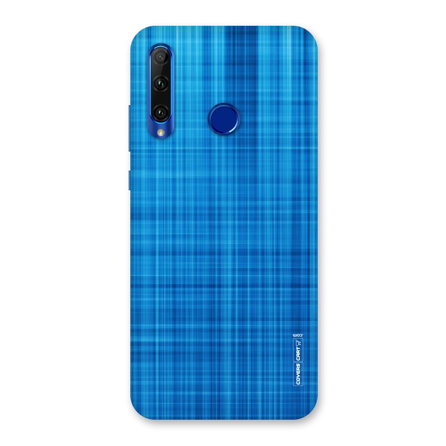 Stripe Blue Abstract Back Case for Honor 20i