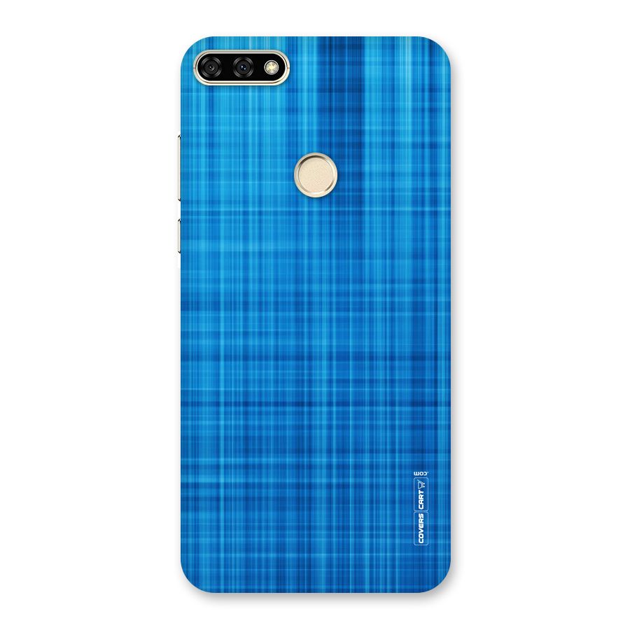 Stripe Blue Abstract Back Case for Honor 7A