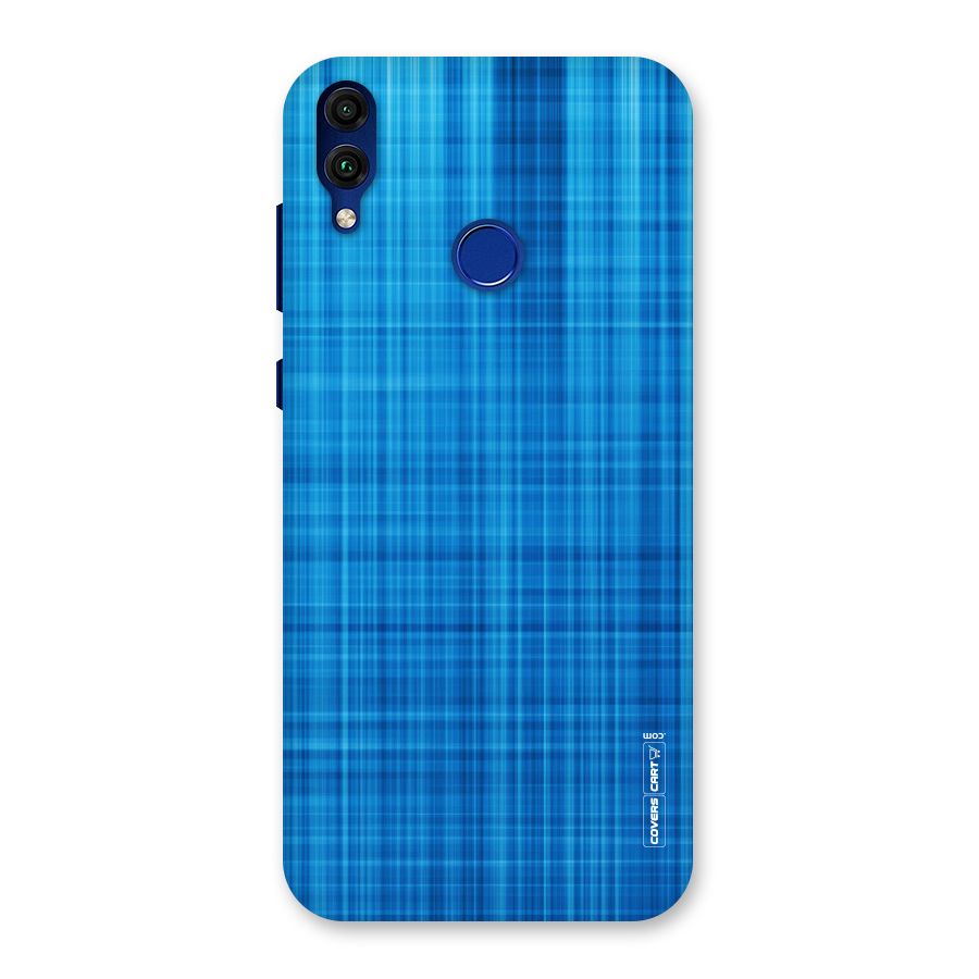 Stripe Blue Abstract Back Case for Honor 8C